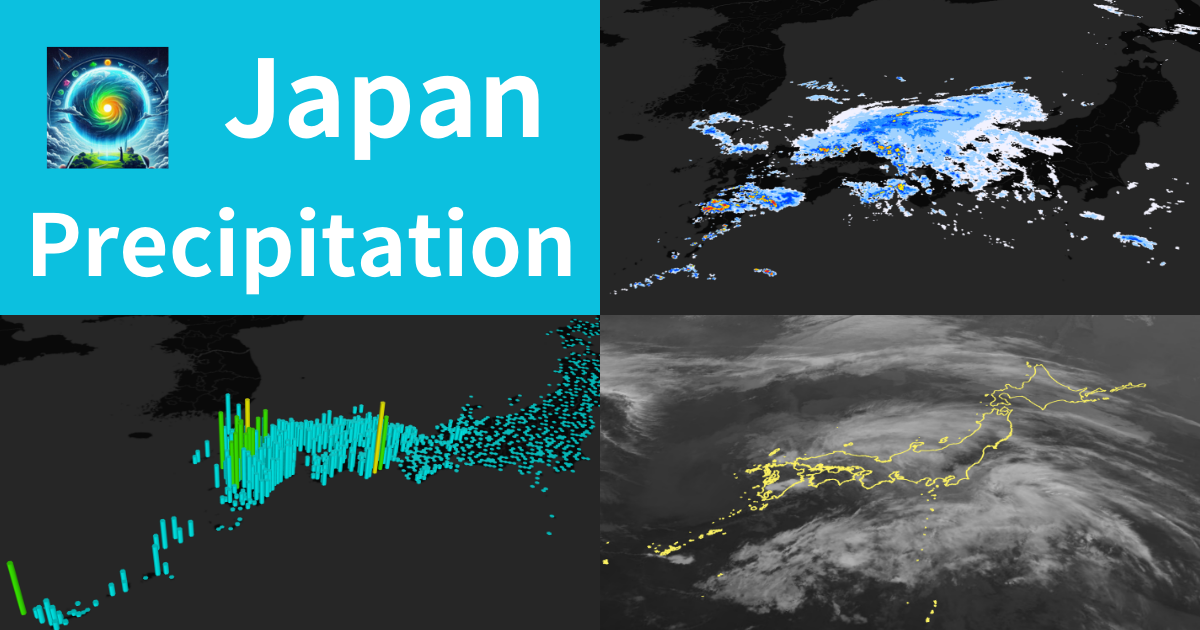 Japan Precipitation画像